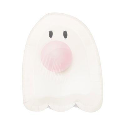 Bubblegum Ghost Shaped Paper Plate