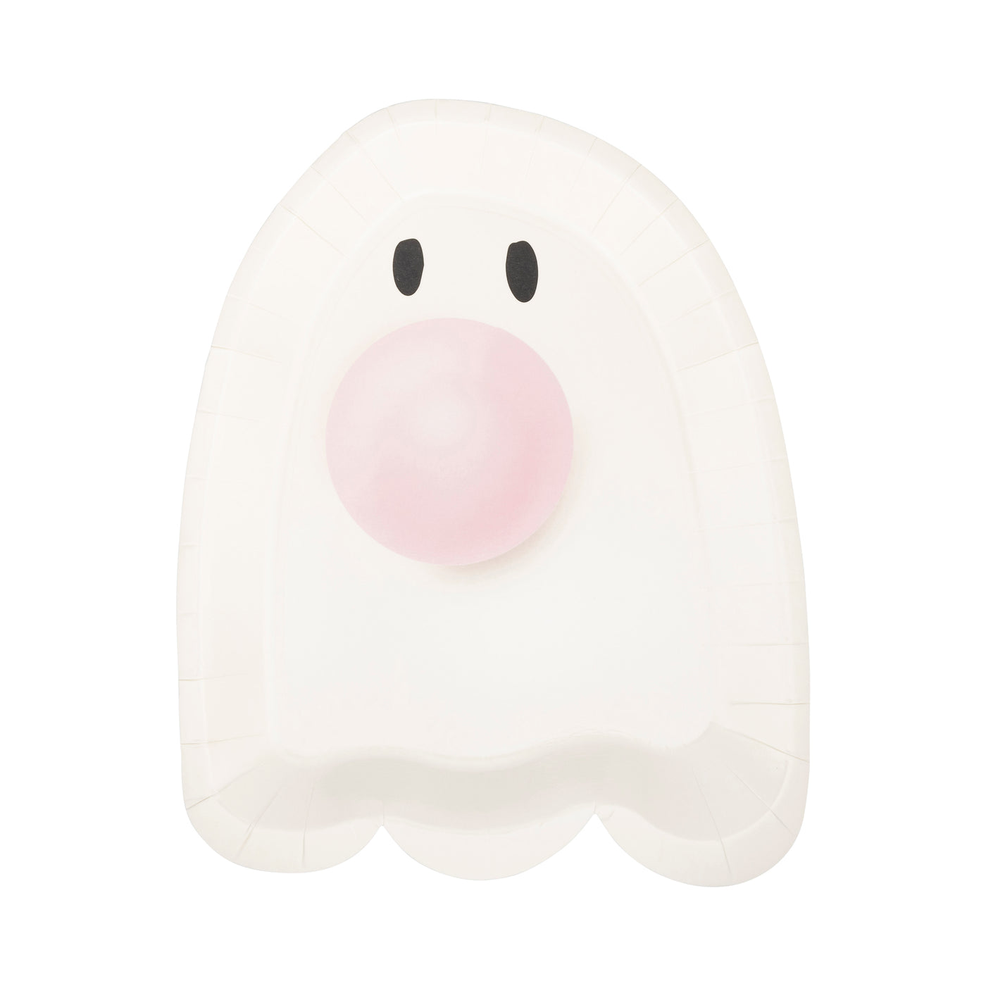 Bubblegum Ghost Shaped Paper Plate