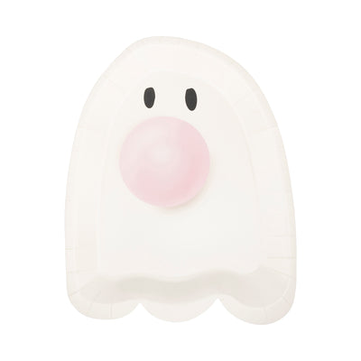 Bubblegum Ghost Shaped Paper Plate