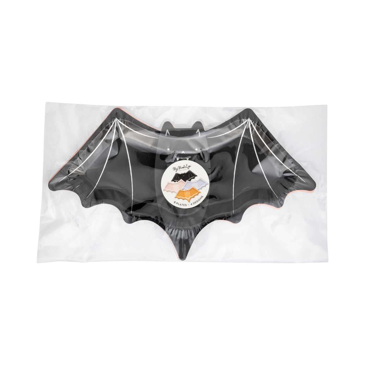 Bat Shaped Paper Plate Set