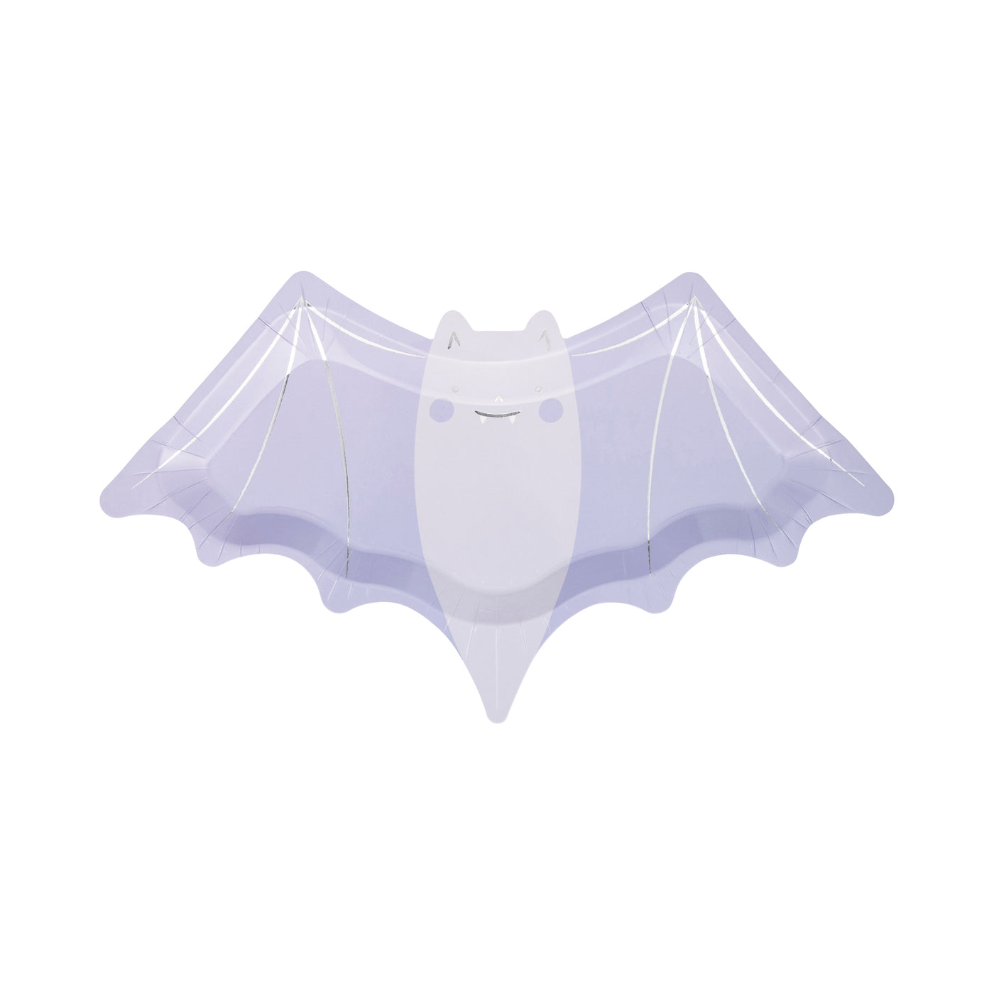 Bat Shaped Paper Plate Set