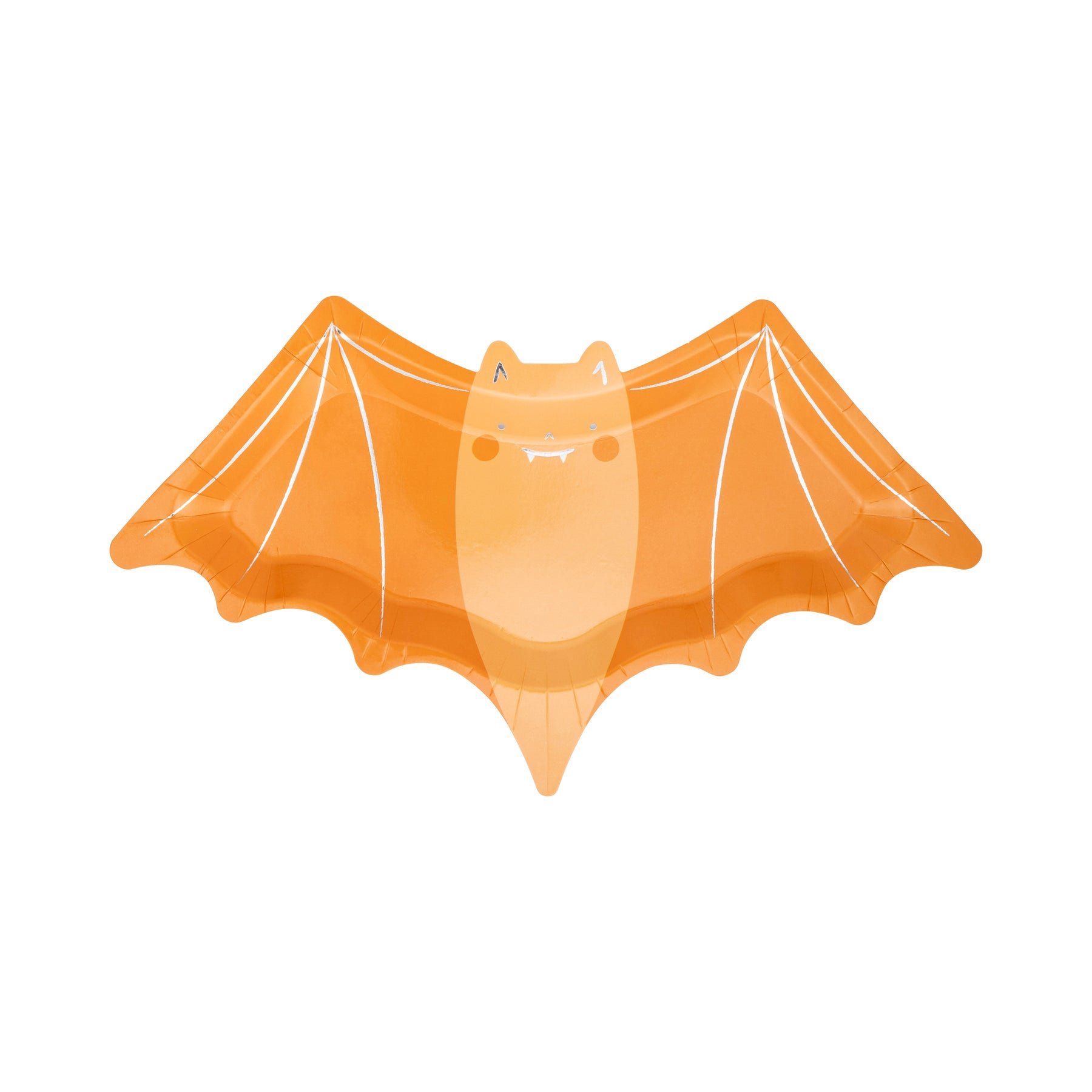 Bat Shaped Paper Plate Set.