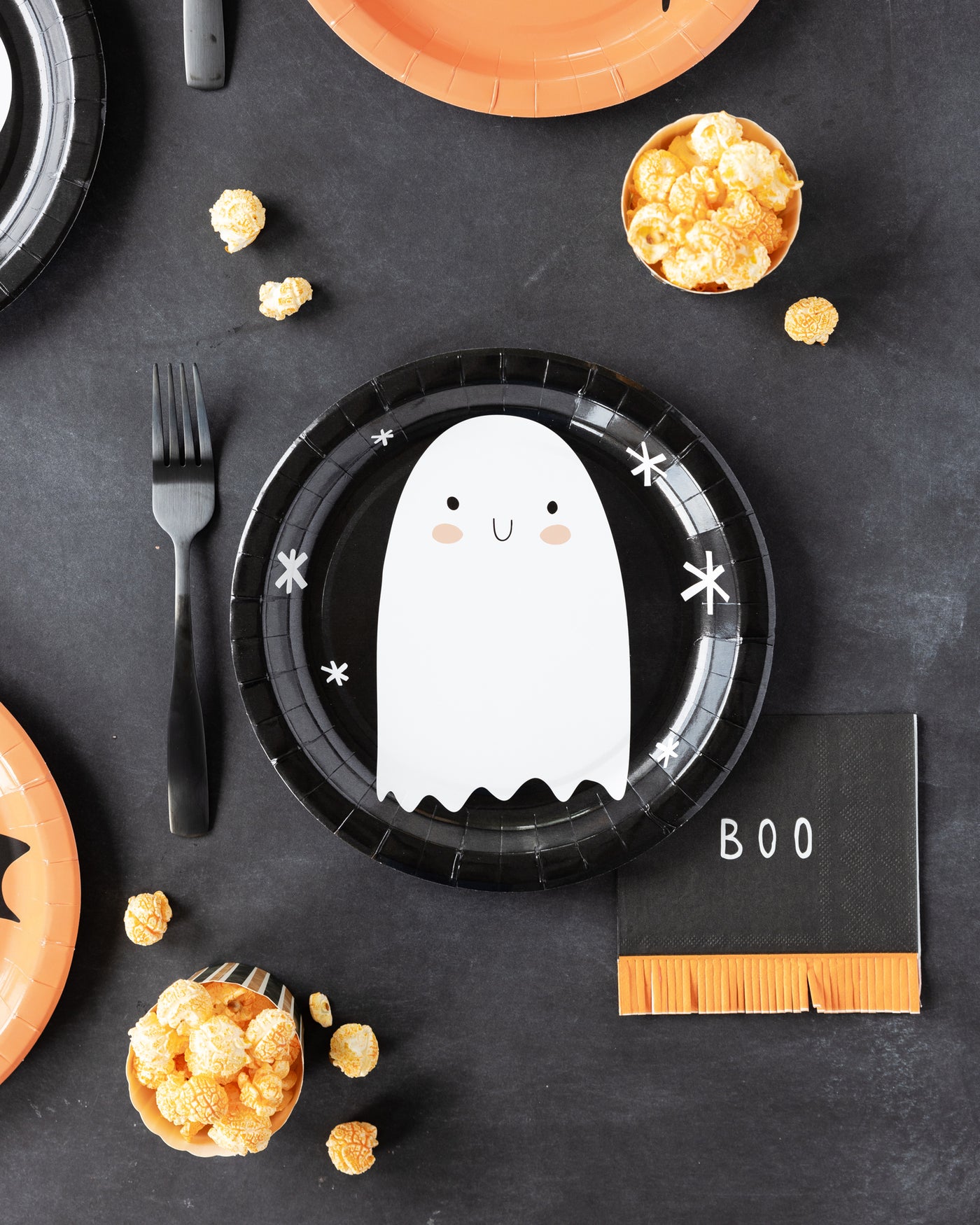 Icon Halloween Paper Plate Set