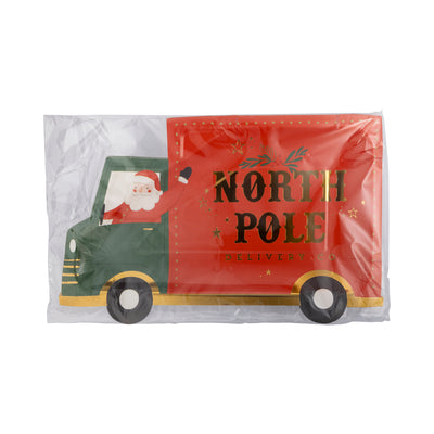 Christmas Truck Shaped Plate