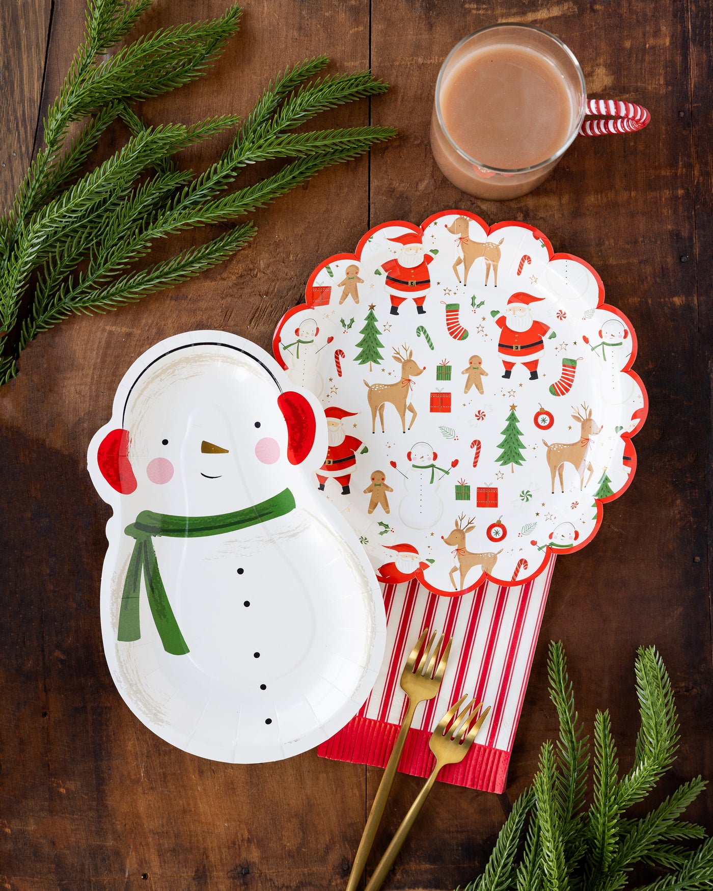 Snowman Shaped Plate