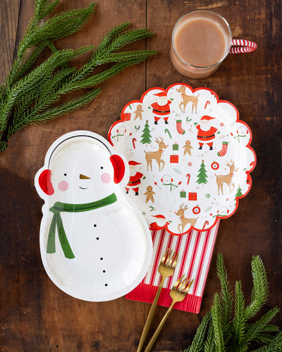 Santa Icons Plate