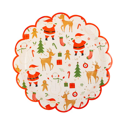 Santa Icons Plate