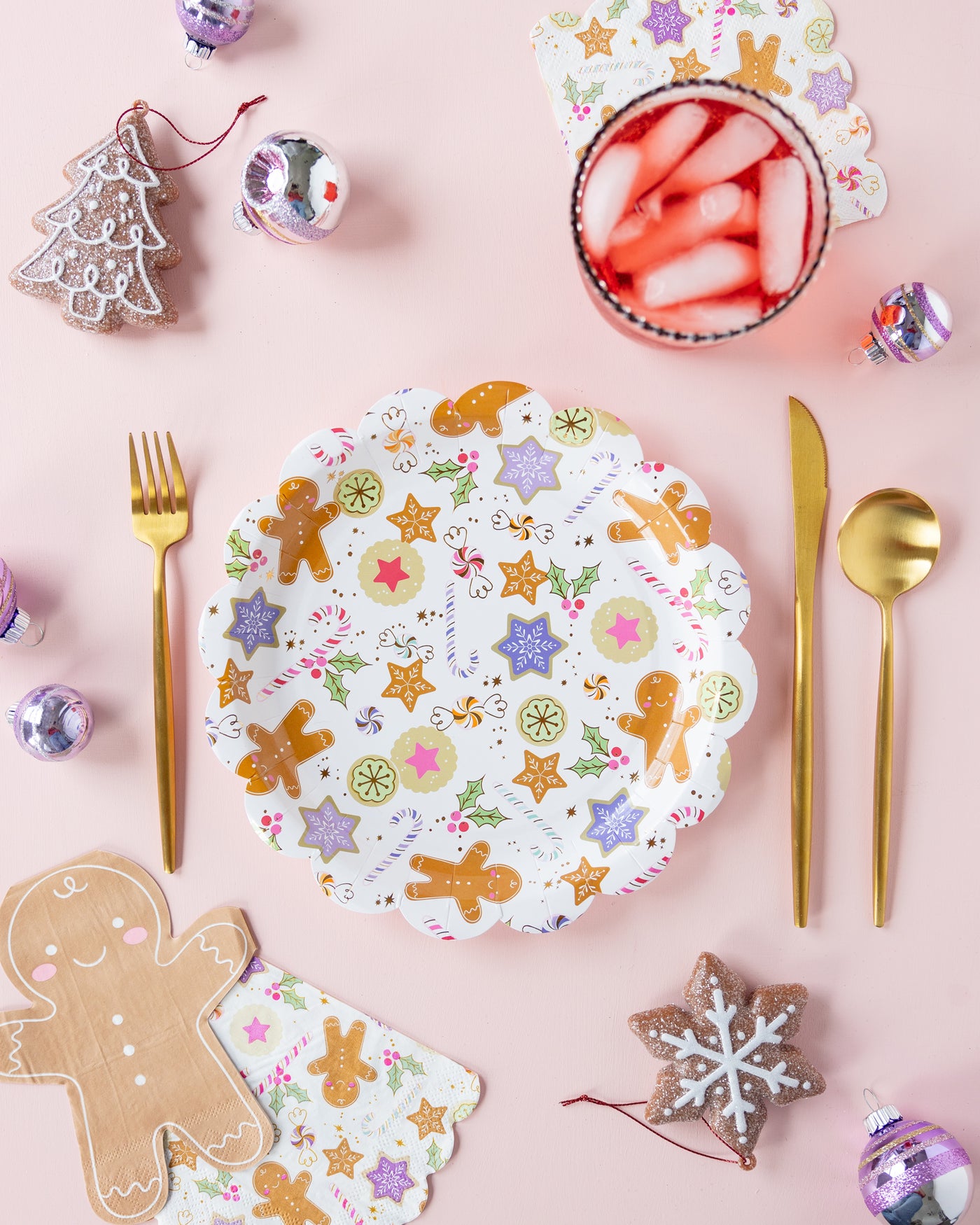 Gingerbread Cookies Plate