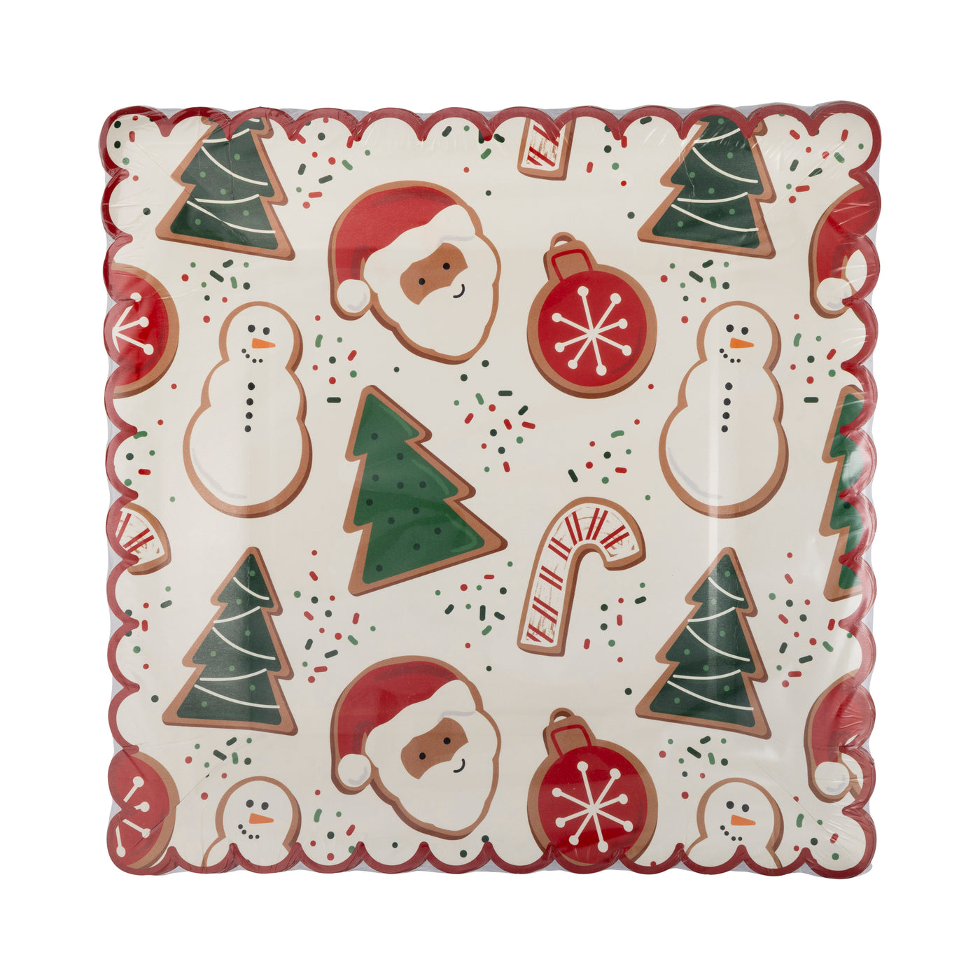 Santa Cookies Plate