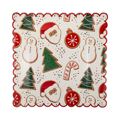 Santa Cookies Plate