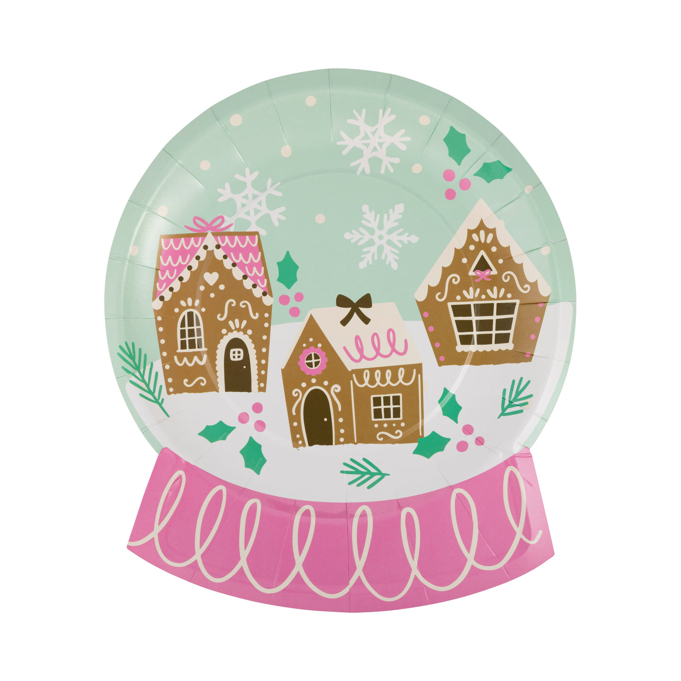 Snow Globe Shaped Plate