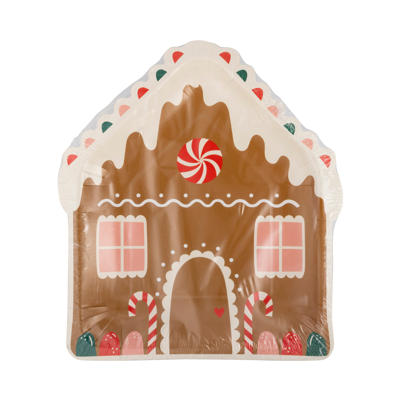 Gingerbread House Shaped Plate