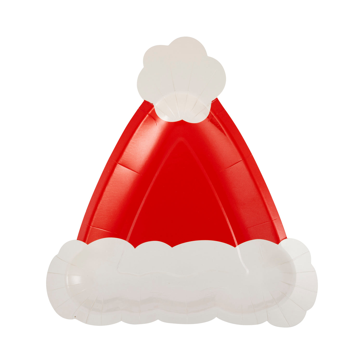 Santa Hat Shaped Plate