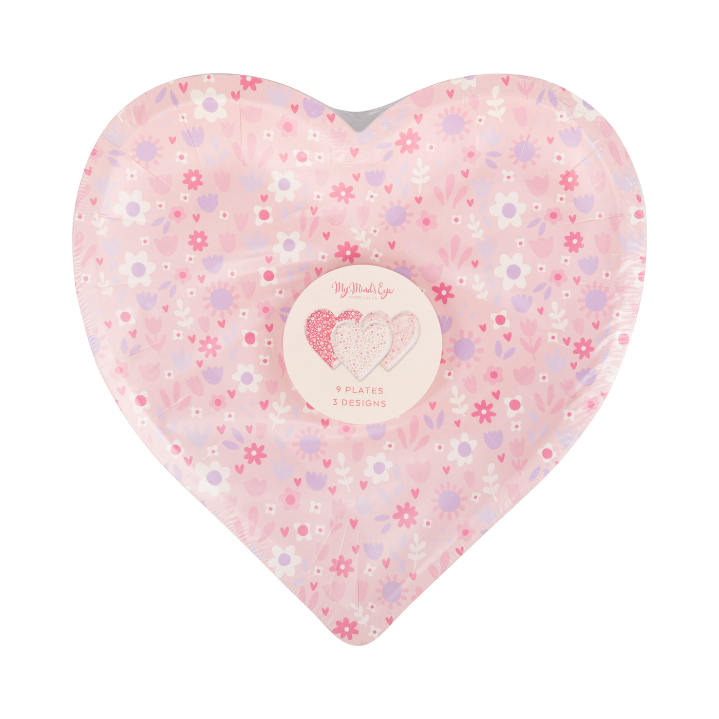 Floral Heart Shaped Plate