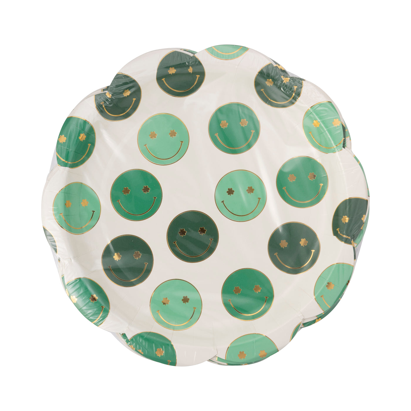 Smiley Scatter Paper Plate