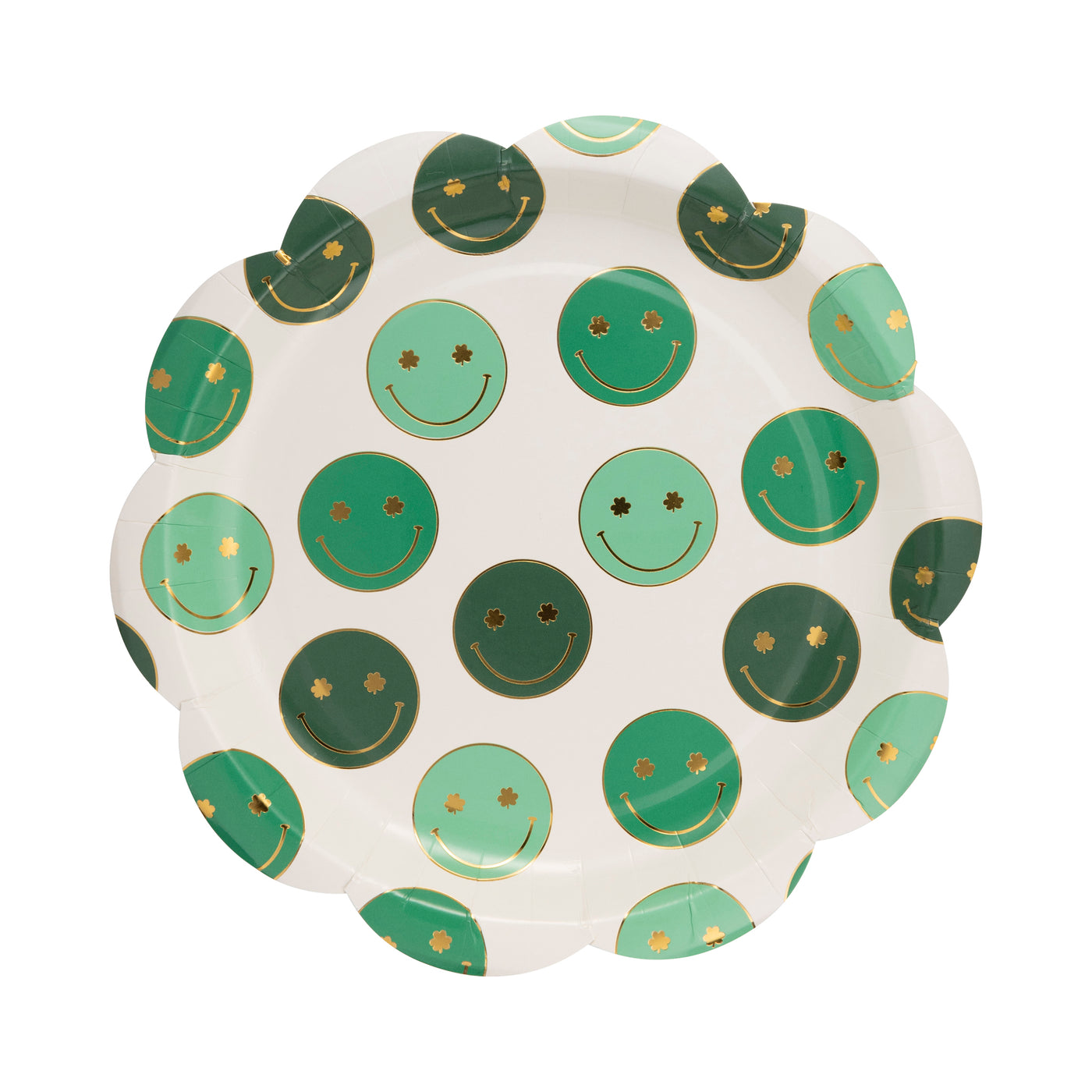 Smiley Scatter Paper Plate