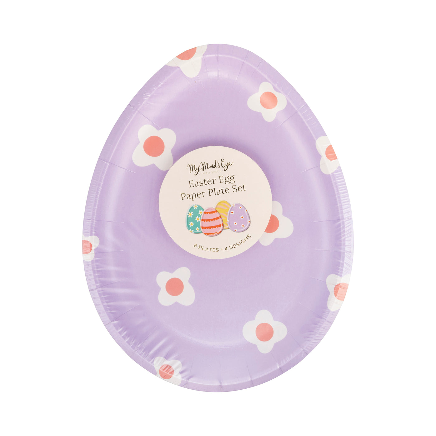 Easter Egg Paper Plate Set