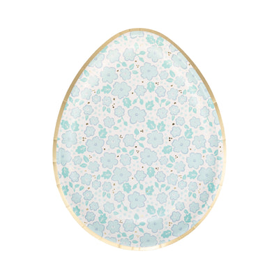 Ditsy Floral Egg Paper Plate Set