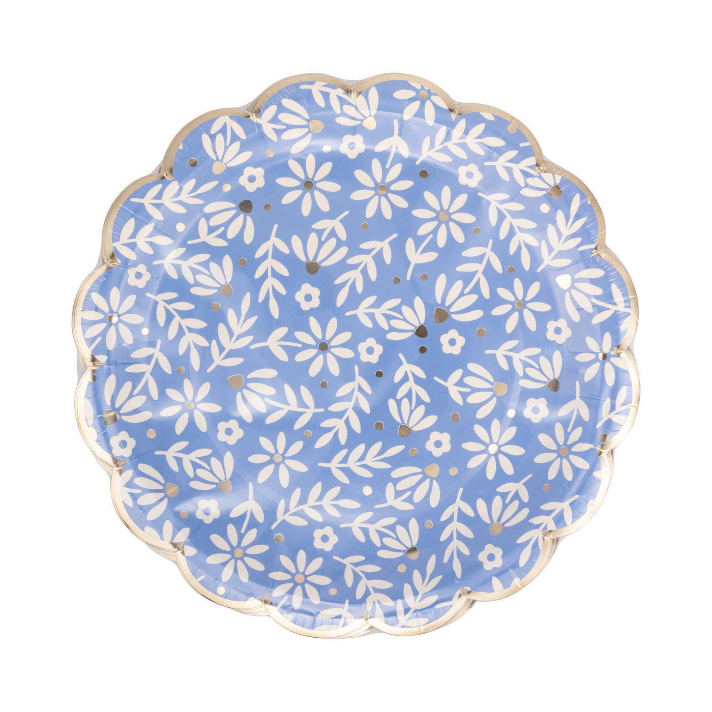 Tossed Daisies Paper Plate