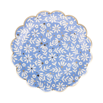 Tossed Daisies Paper Plate