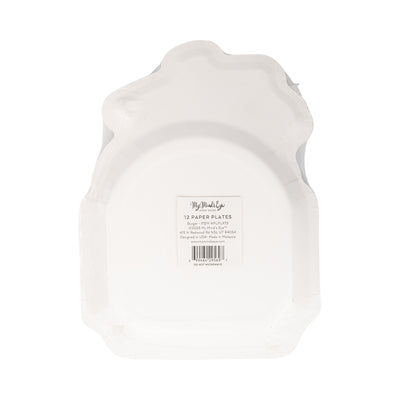 Burger Shaped Paper Plate (8 ct)