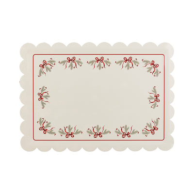 Bows & Pine Paper Platters