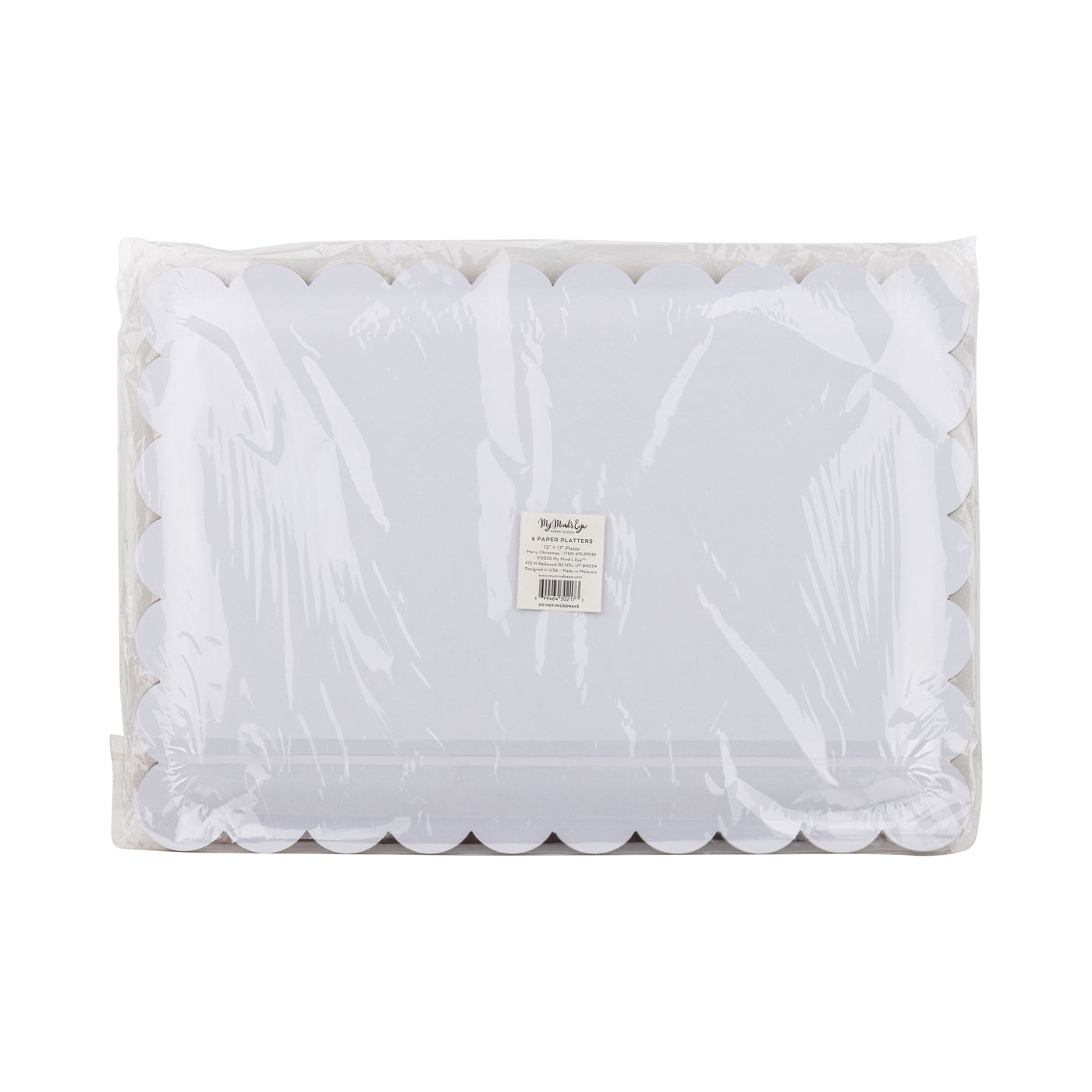 Merry Christmas Paper Platter