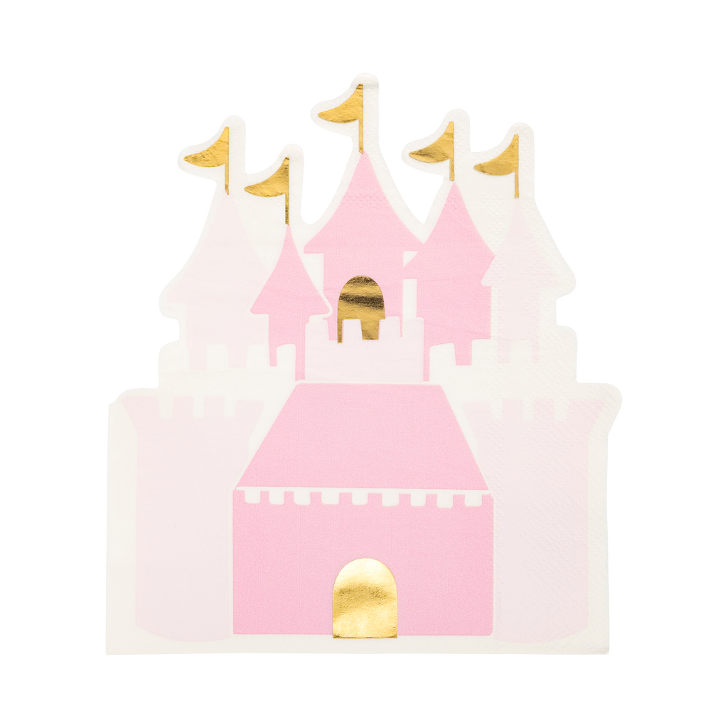 Princess Castle Shaped Guest Napkins - Thumbnail 3