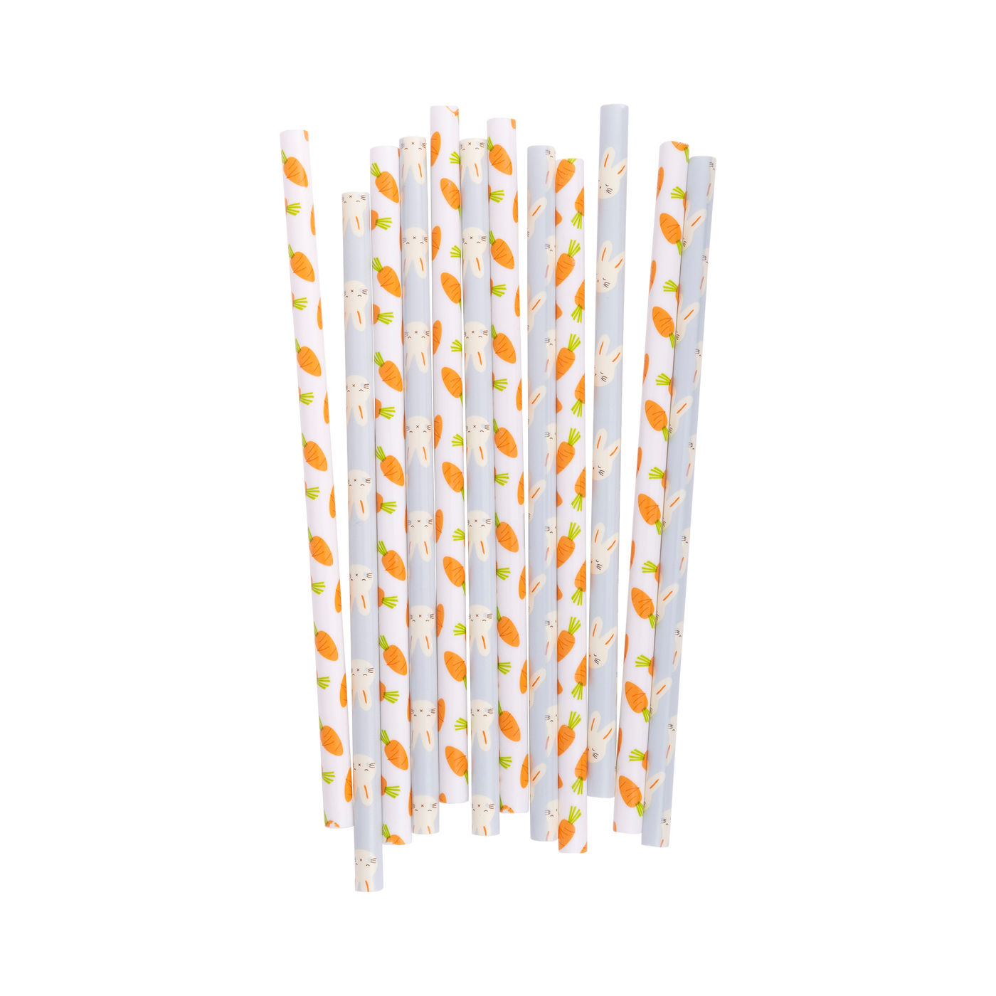 Bunny/Carrot Reusable Straws