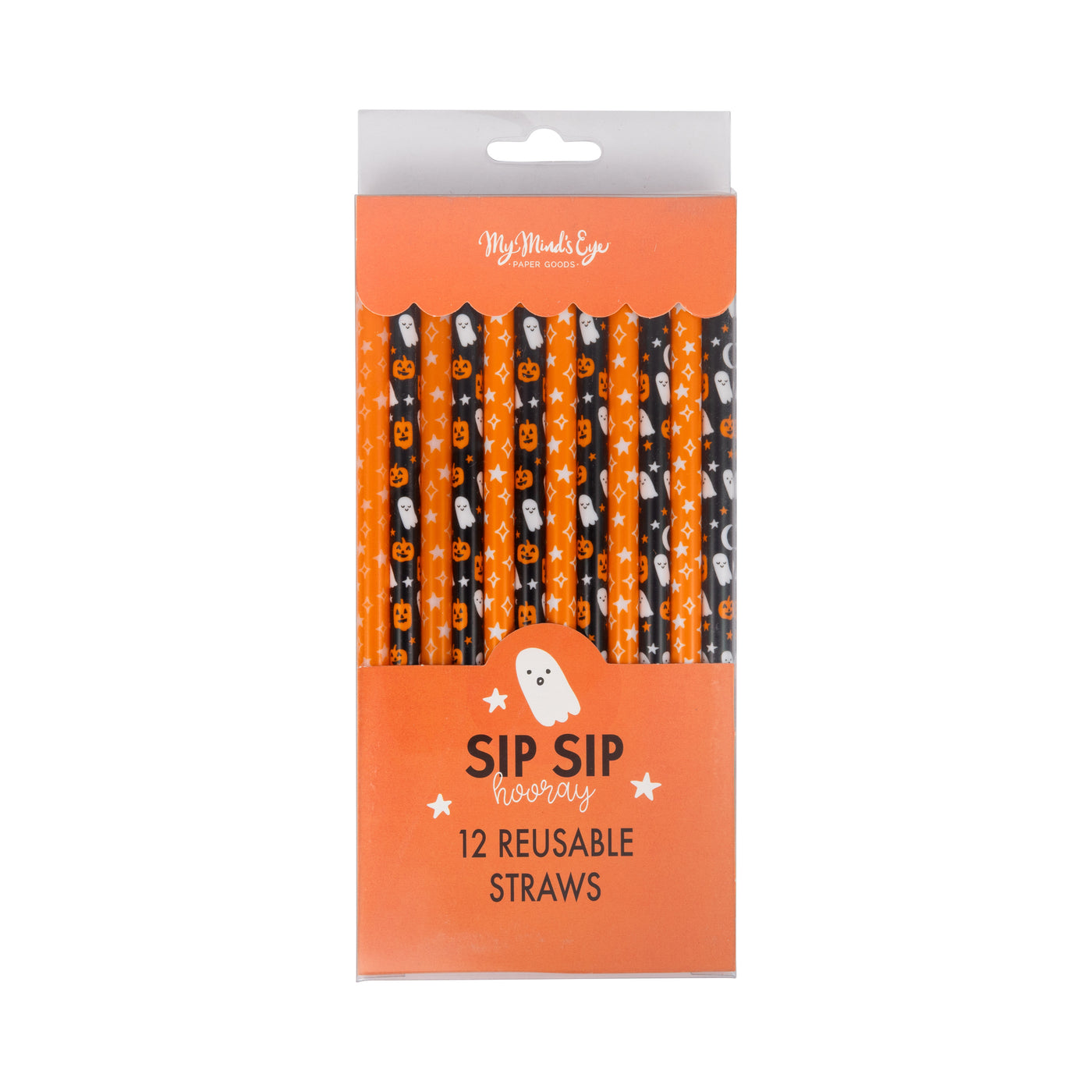 Ghosts and Jacks Reusable Straws