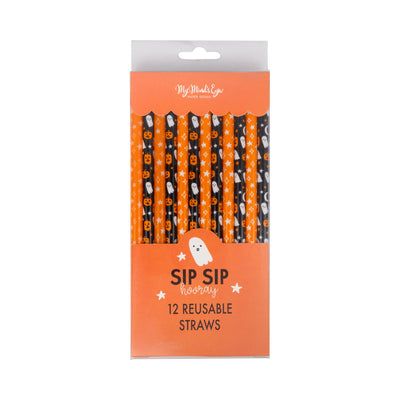 Ghosts and Jacks Reusable Straws
