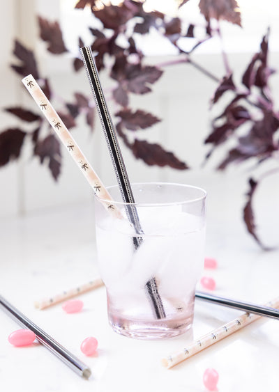 Bow Ghosts Reusable Straws