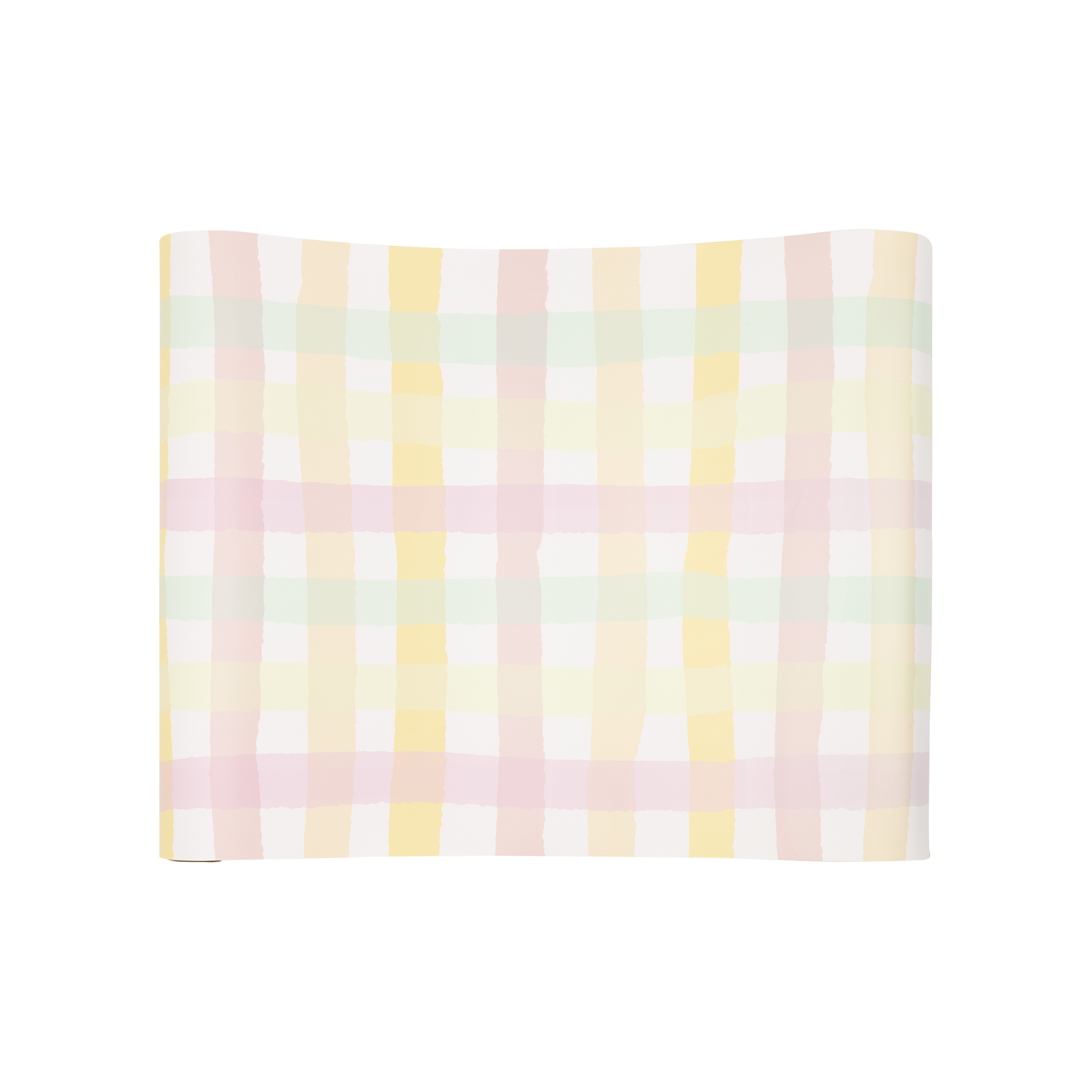 Spring Checks Paper Table Runner.