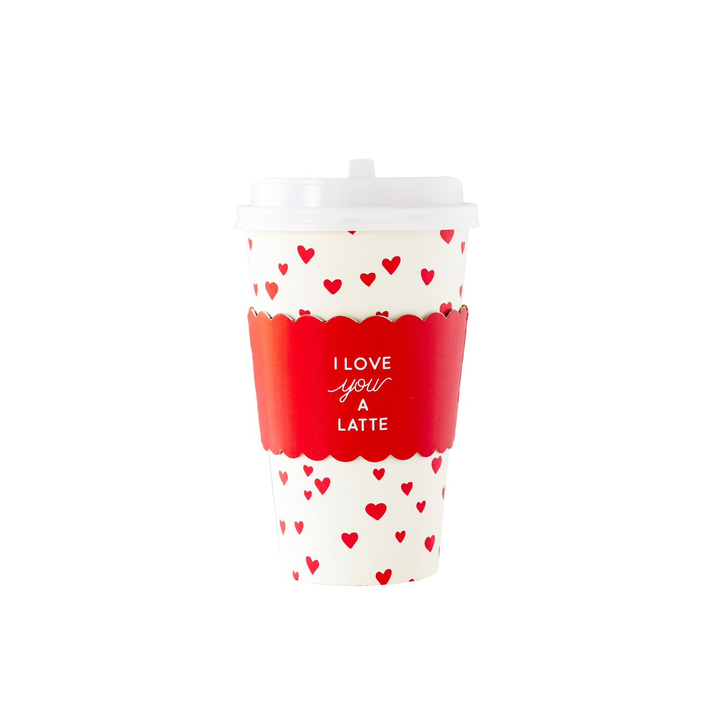 Love You A Latte To-Go Cup Set (8 ct)