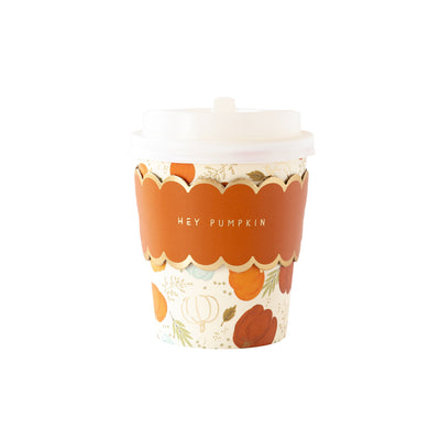 Scattered Pumpkins Cozy To Go Cups