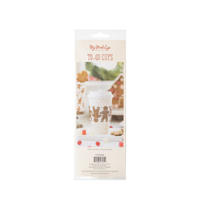 Ginger Dots To-Go Cups 8 ct