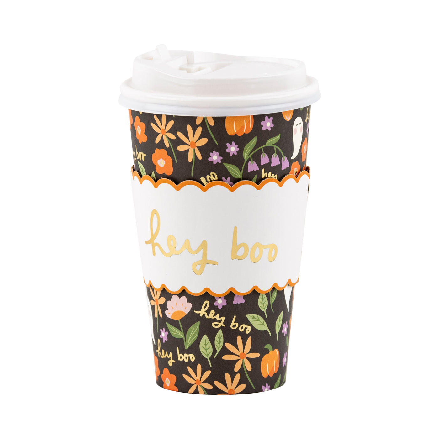 Floral Ghosts To Go Cup