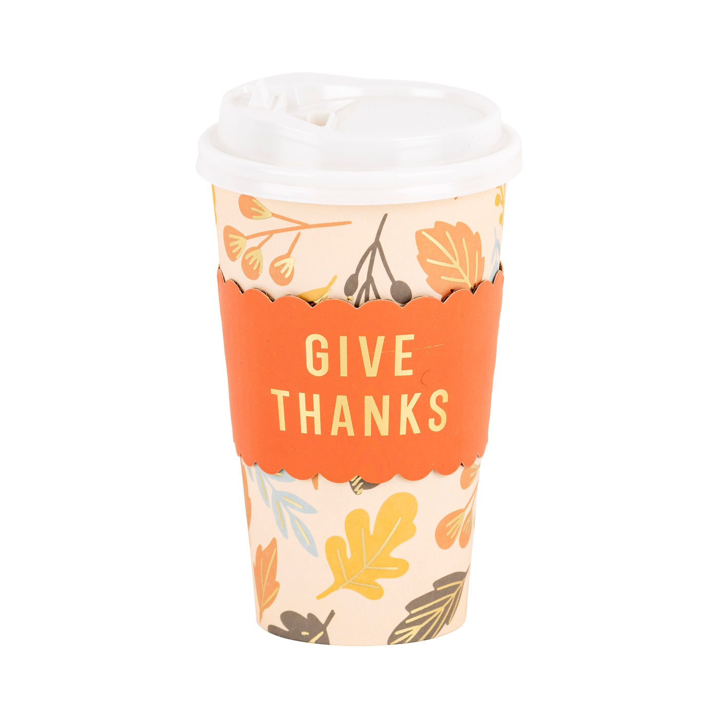 Give Thanks Foliage To Go Cup