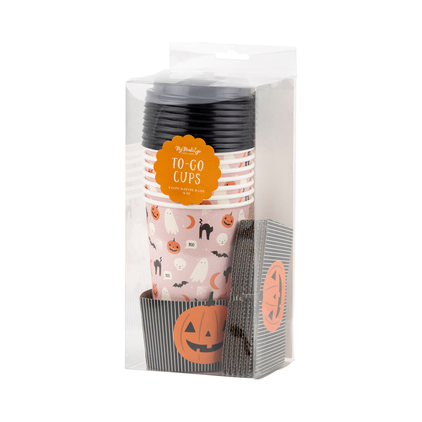 Pink Halloween Icons To Go Cup