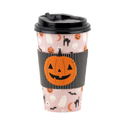 Pink Halloween Icons To Go Cup