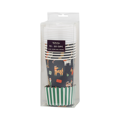 Holiday Dogs To Go Cup