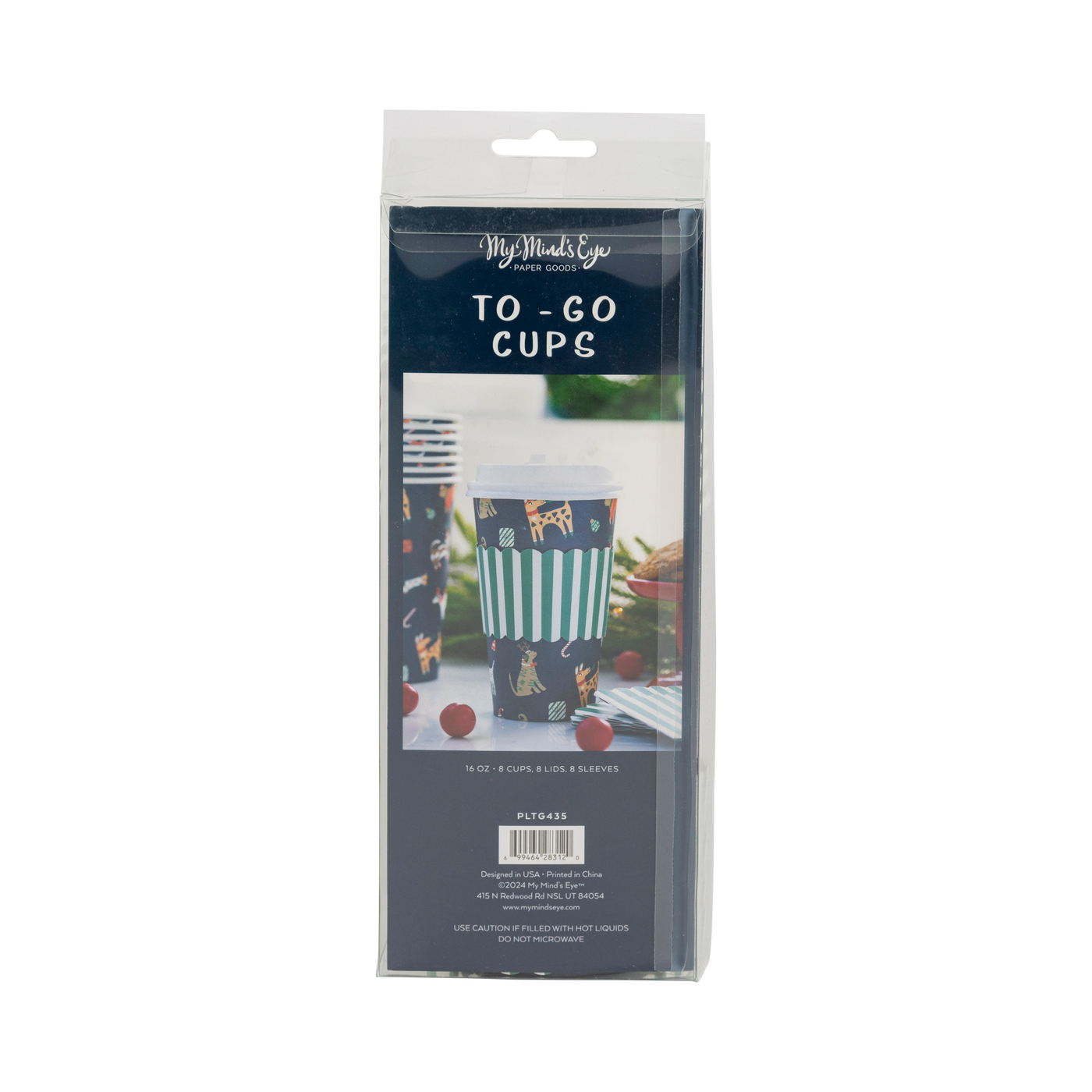 Holiday Dogs To Go Cup