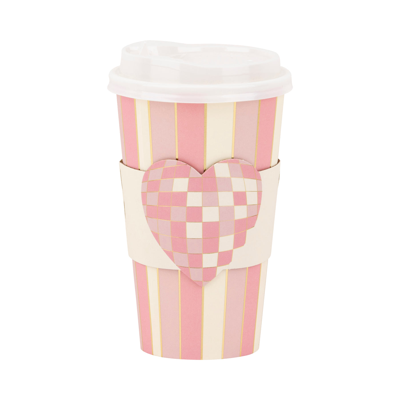 Disco Heart To Go Cups