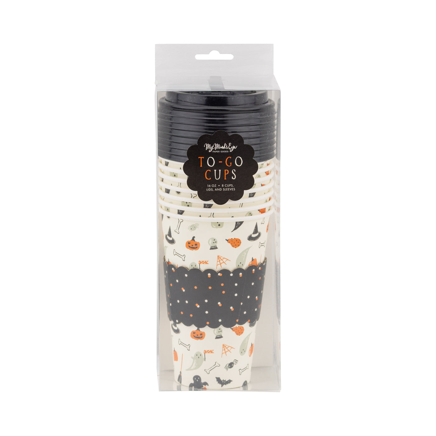 Ghosts and Bones To Go Cups