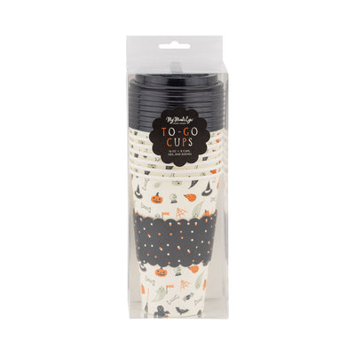 Ghosts and Bones To Go Cups