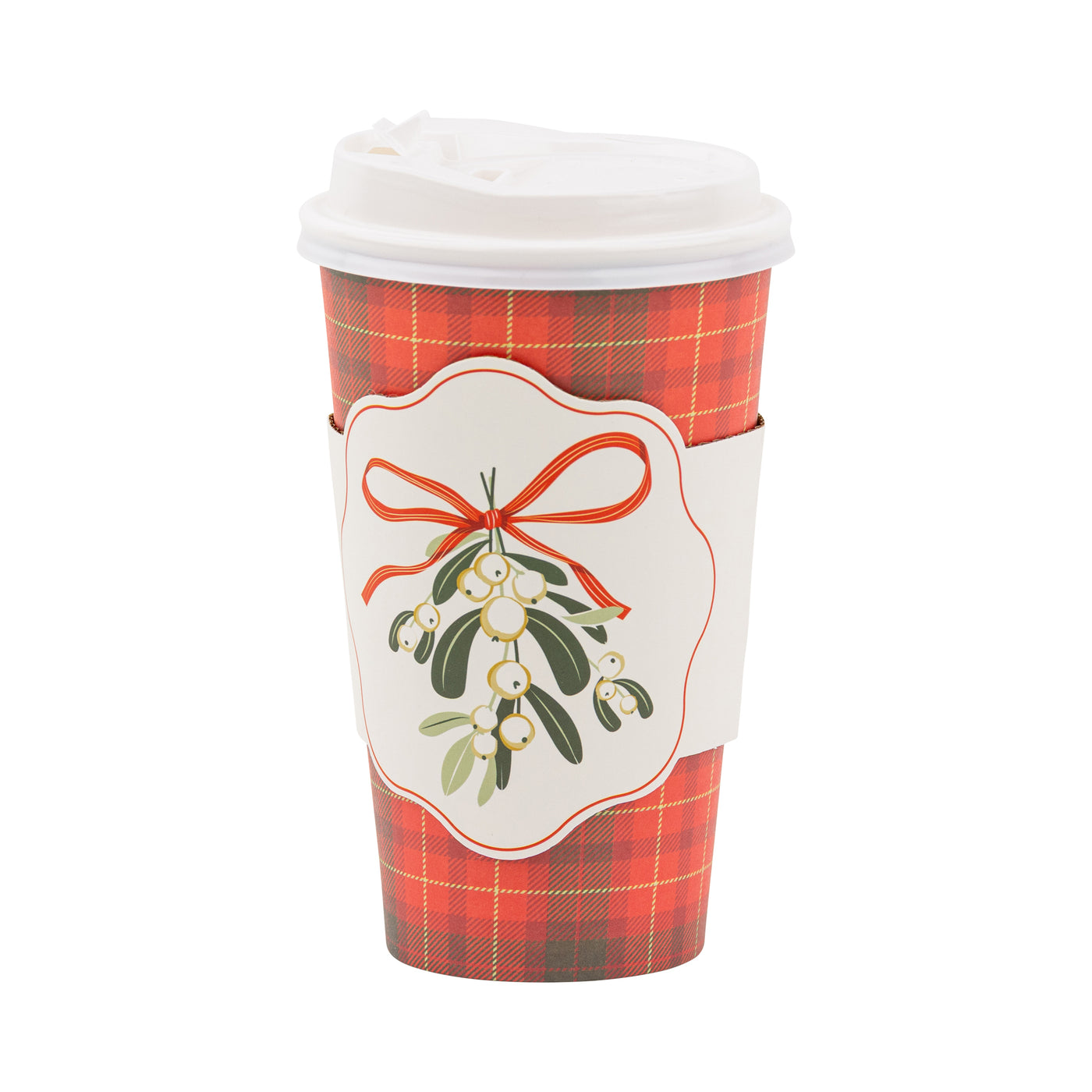 Mistletoe Plaid To Go Cups