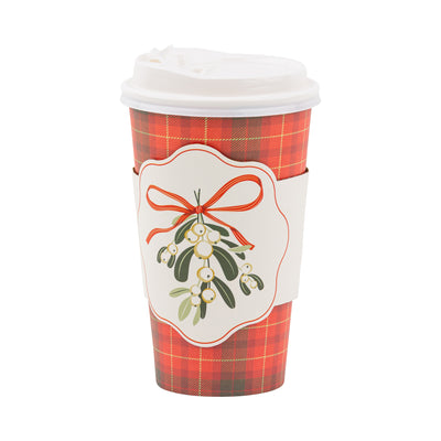 Mistletoe Plaid To Go Cups