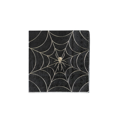 Holographic Spider Web Paper Cocktail Napkin