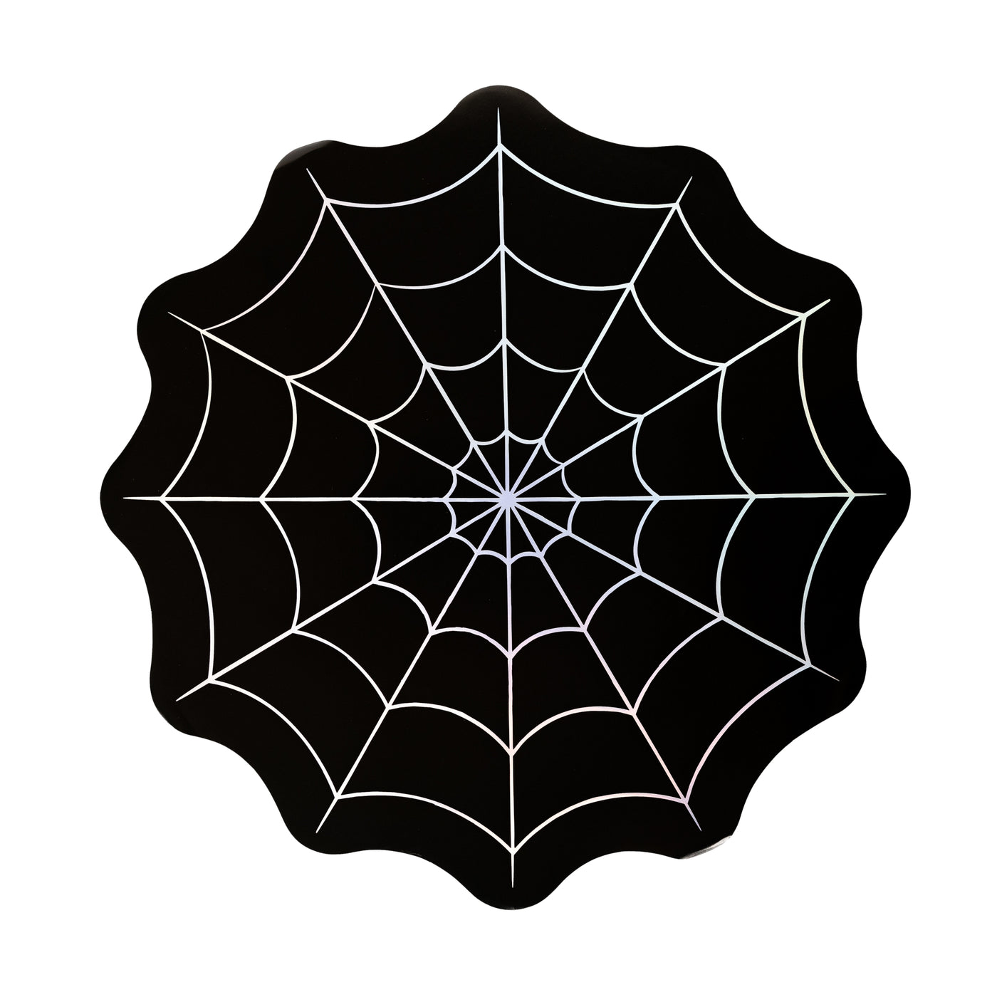 Black Web Paper Placemat