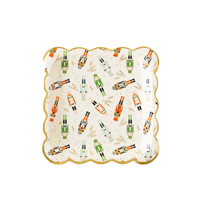 Scattered Nutcrackers Paper Plate